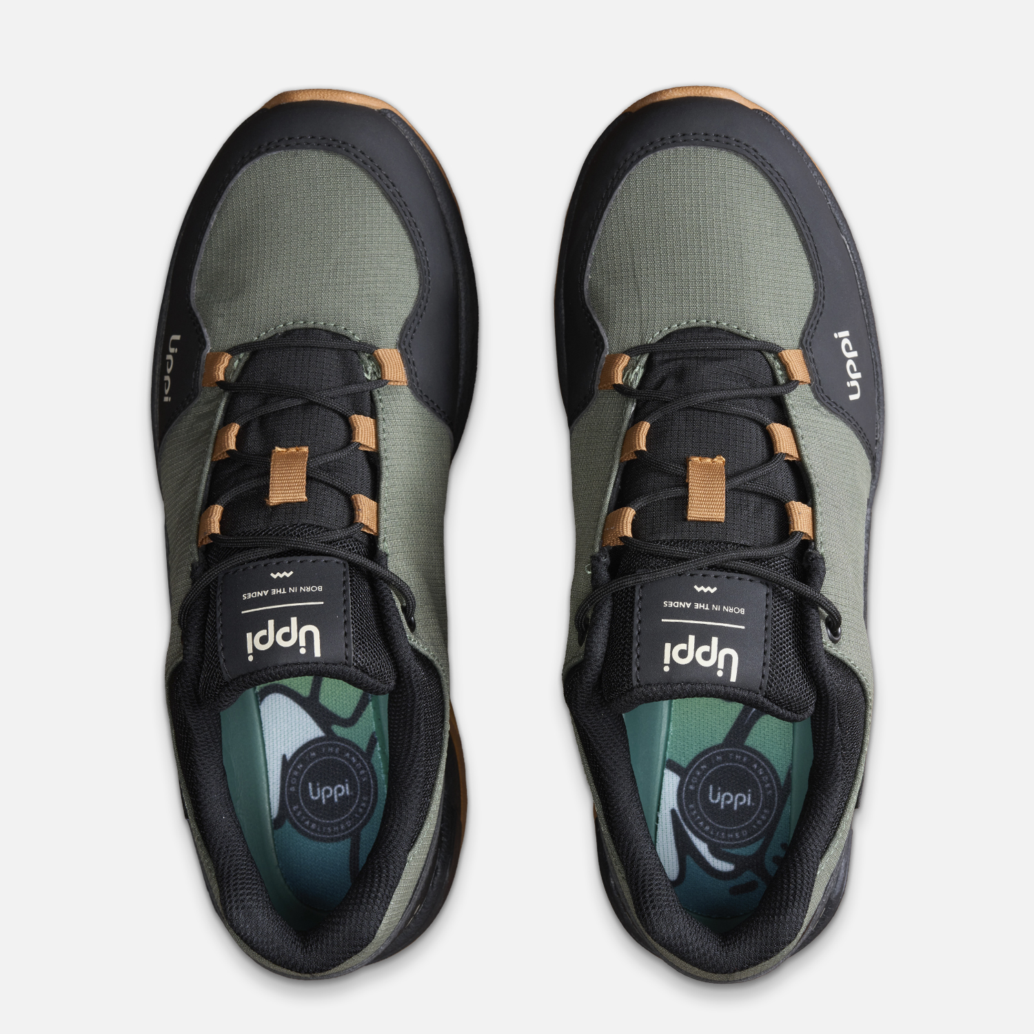 ZAPATILLA TEEN BOY MOTION LOW TEEN B-DRY VERDE MILITAR LIPPI I26 - 6