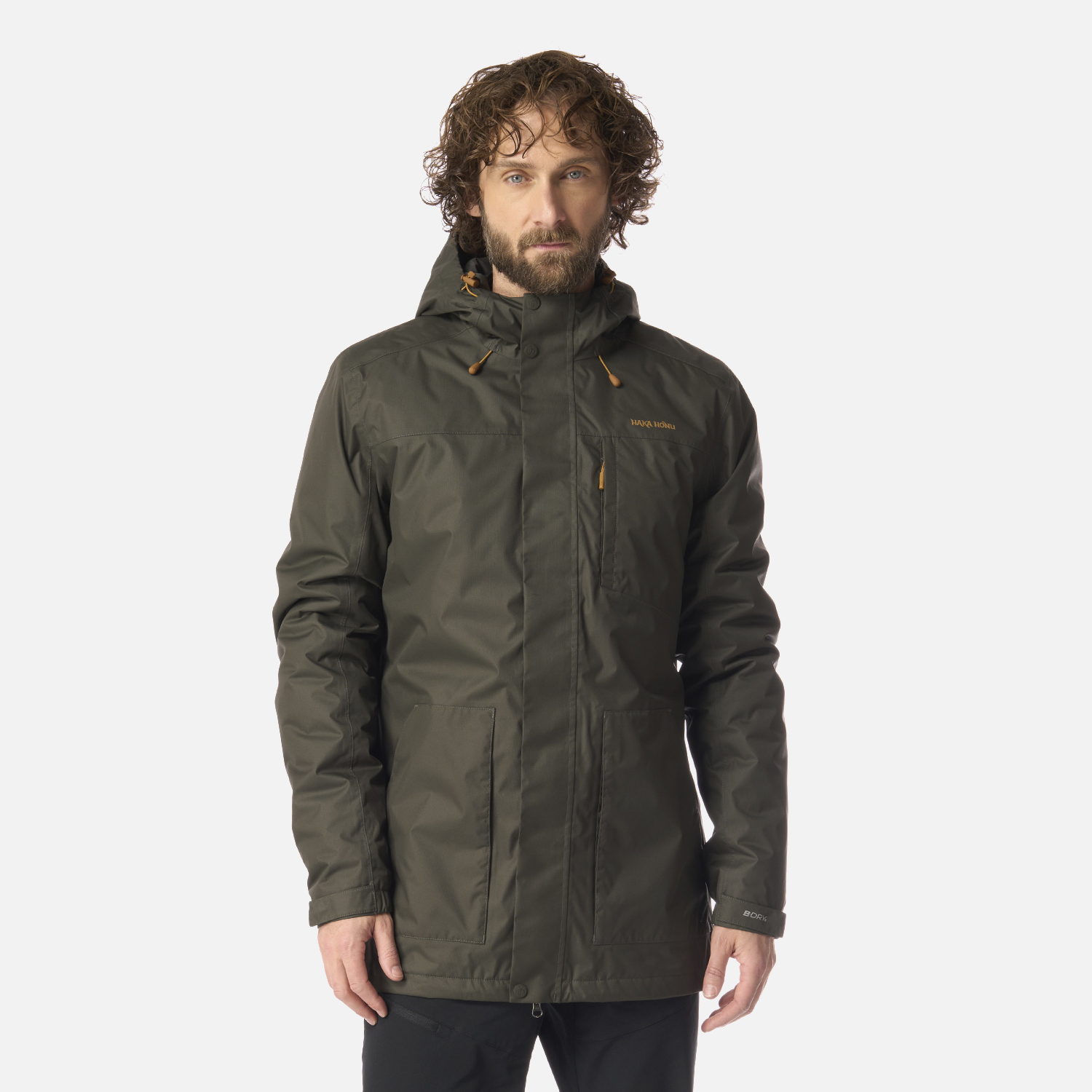 CHAQUETA HOMBRE TERRANOVA VERDE MILITAR HAKA HONU I26 - 1
