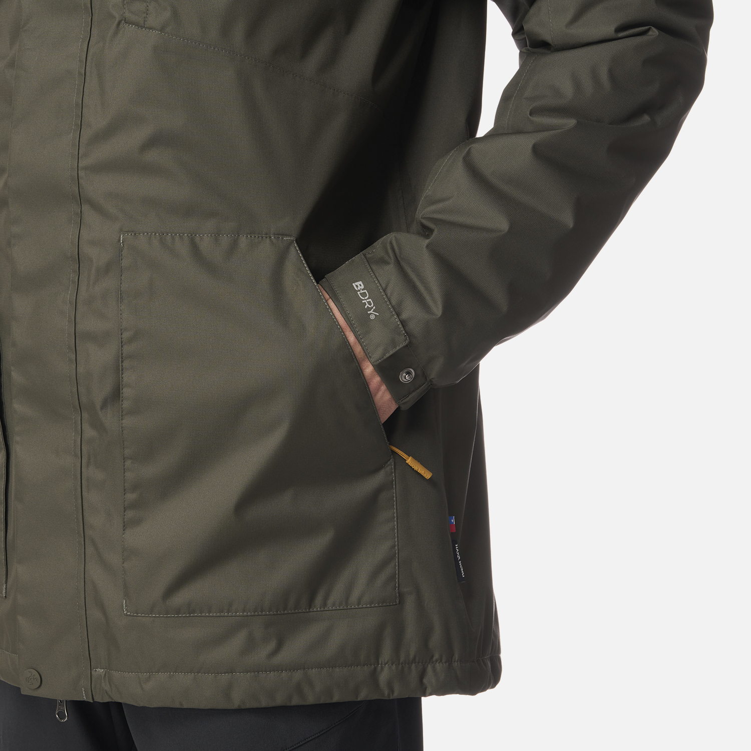 CHAQUETA HOMBRE TERRANOVA VERDE MILITAR HAKA HONU I26 - 5