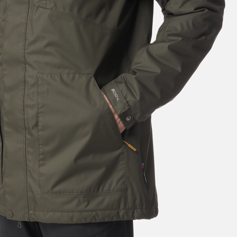 CHAQUETA HOMBRE TERRANOVA VERDE MILITAR HAKA HONU I26 - 5