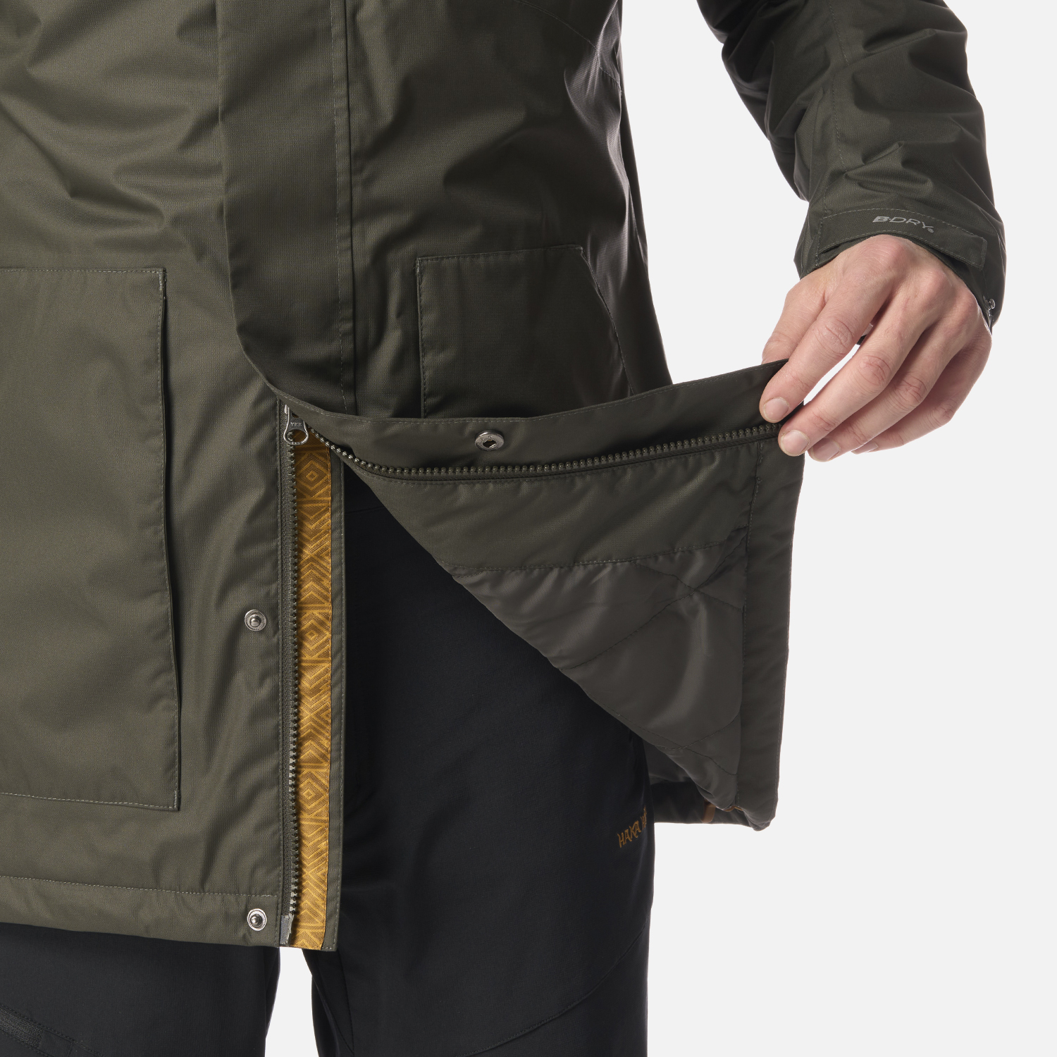 CHAQUETA HOMBRE TERRANOVA VERDE MILITAR HAKA HONU I26 - 7