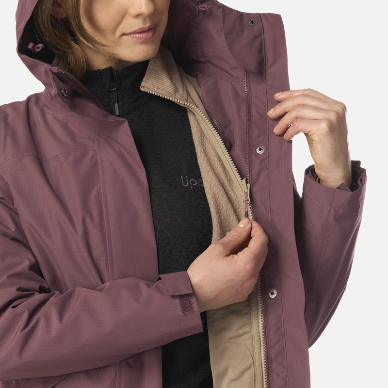 CHAQUETA MUJER LAKE FUSION 3 B-DRY JACKET VINO LIPPI I26 - 8