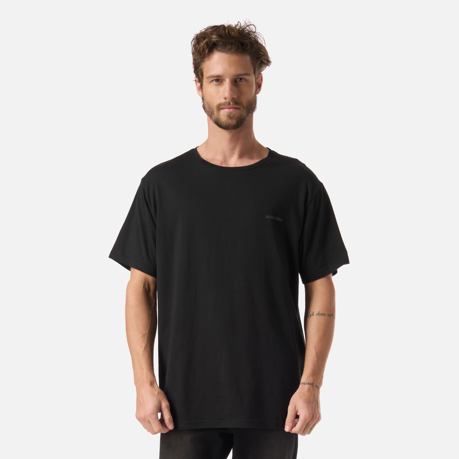 POLERA HOMBRE HAKA NEGRO HAKA HONU - 1