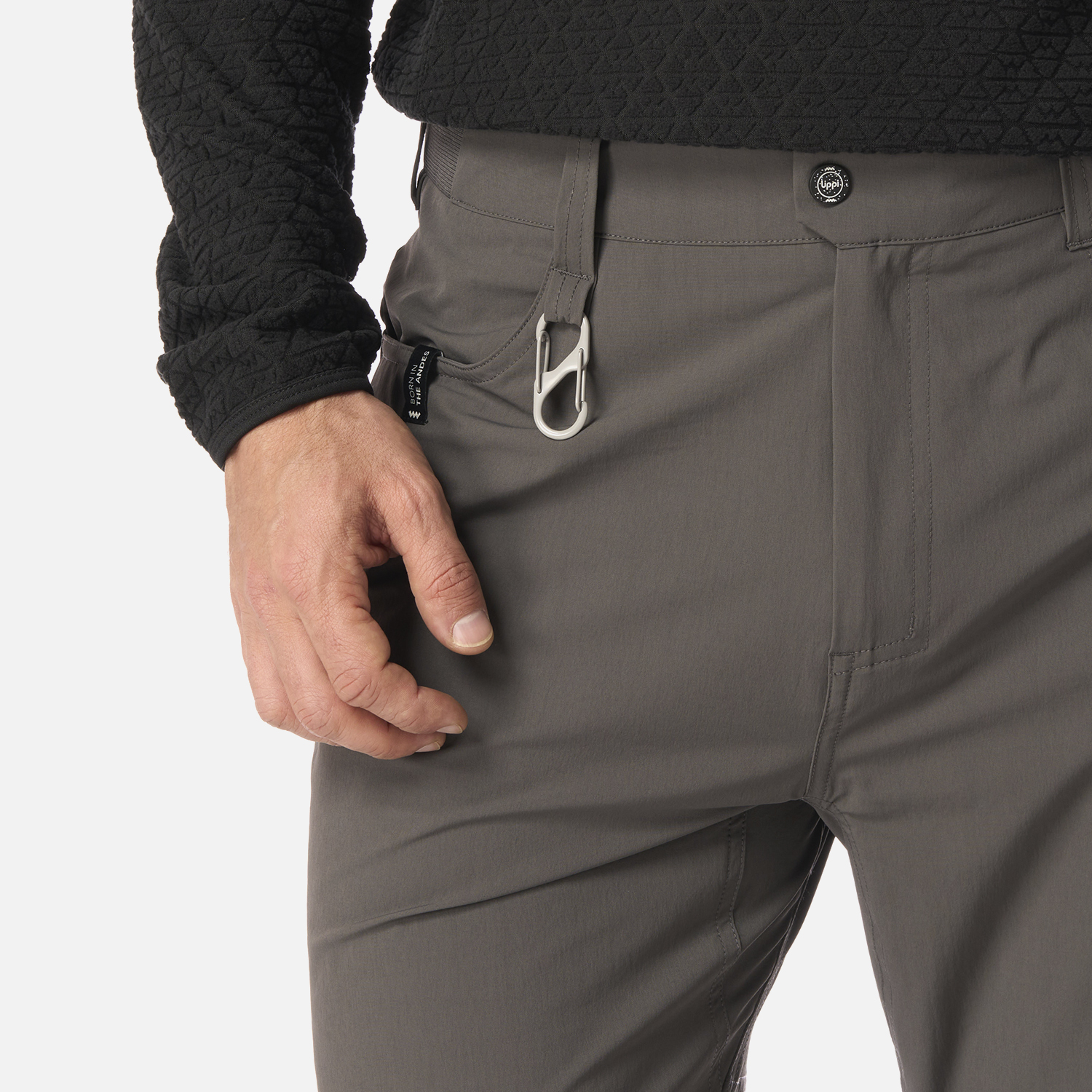 PANTALON HOMBRE LENNOX Q-DRY MIX-2 PANTS GRAFITO LIPPI I26 - 5