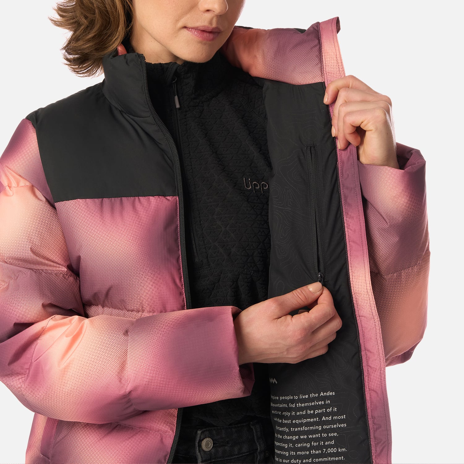 CHAQUETA MUJER URBAN DOWN JACKET PRINT VINO LIPPI I26 - 7