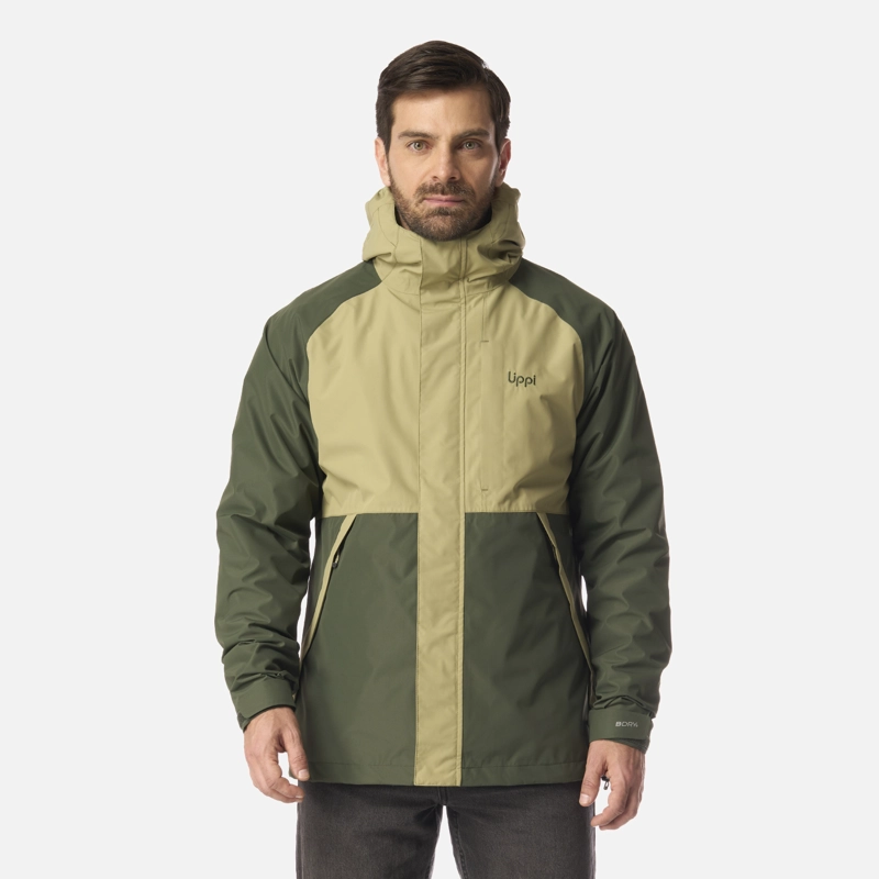 CHAQUETA HOMBRE LAKE FUSION 3 B-DRY JACKET VERDE MILITAR LIPPI - 2