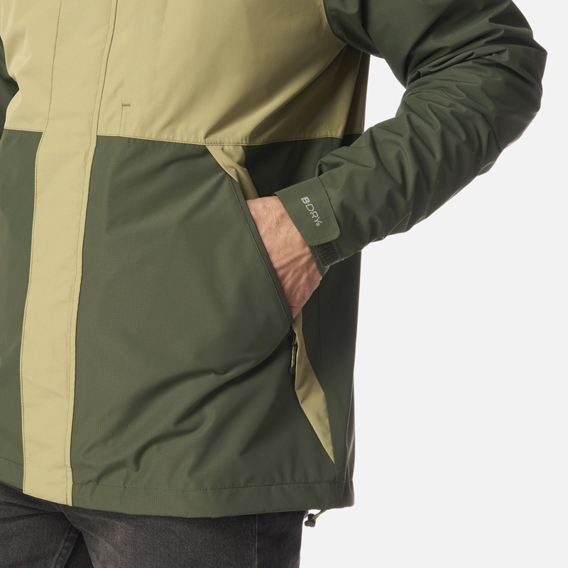 CHAQUETA HOMBRE LAKE FUSION 3 B-DRY JACKET VERDE MILITAR LIPPI - 6
