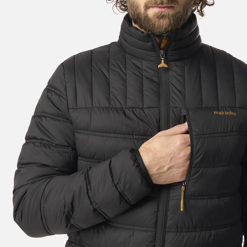 CHAQUETA HOMBRE ULTRALIVIANA NEGRO HAKA HONU - 4
