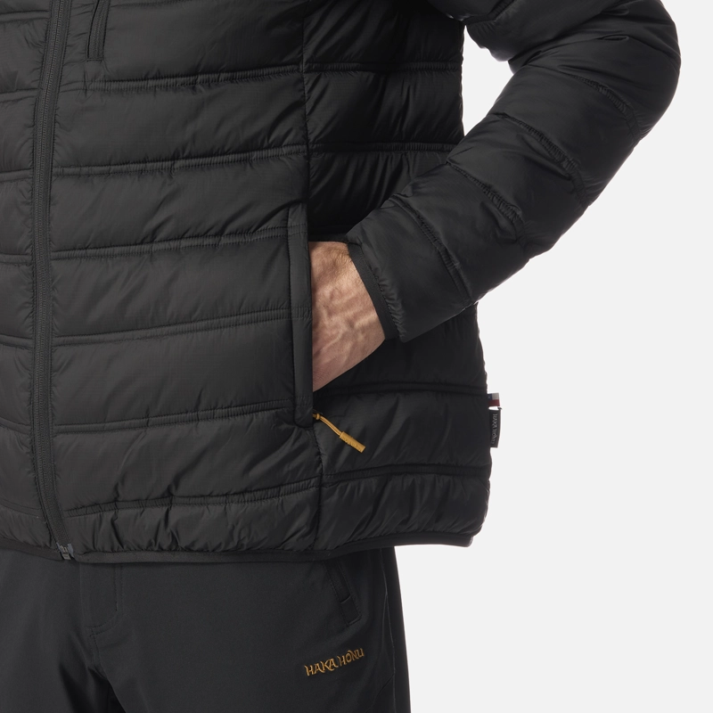 CHAQUETA HOMBRE ULTRALIVIANA NEGRO HAKA HONU - 5