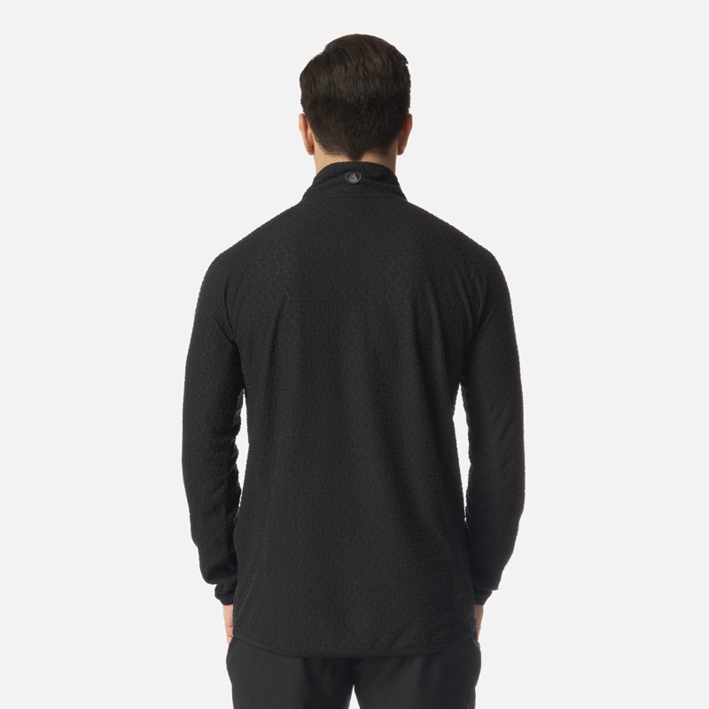 POLERON HOMBRE JACARANDA NANO-F 1/4 ZIP NEGRO LIPPI I26 - 3