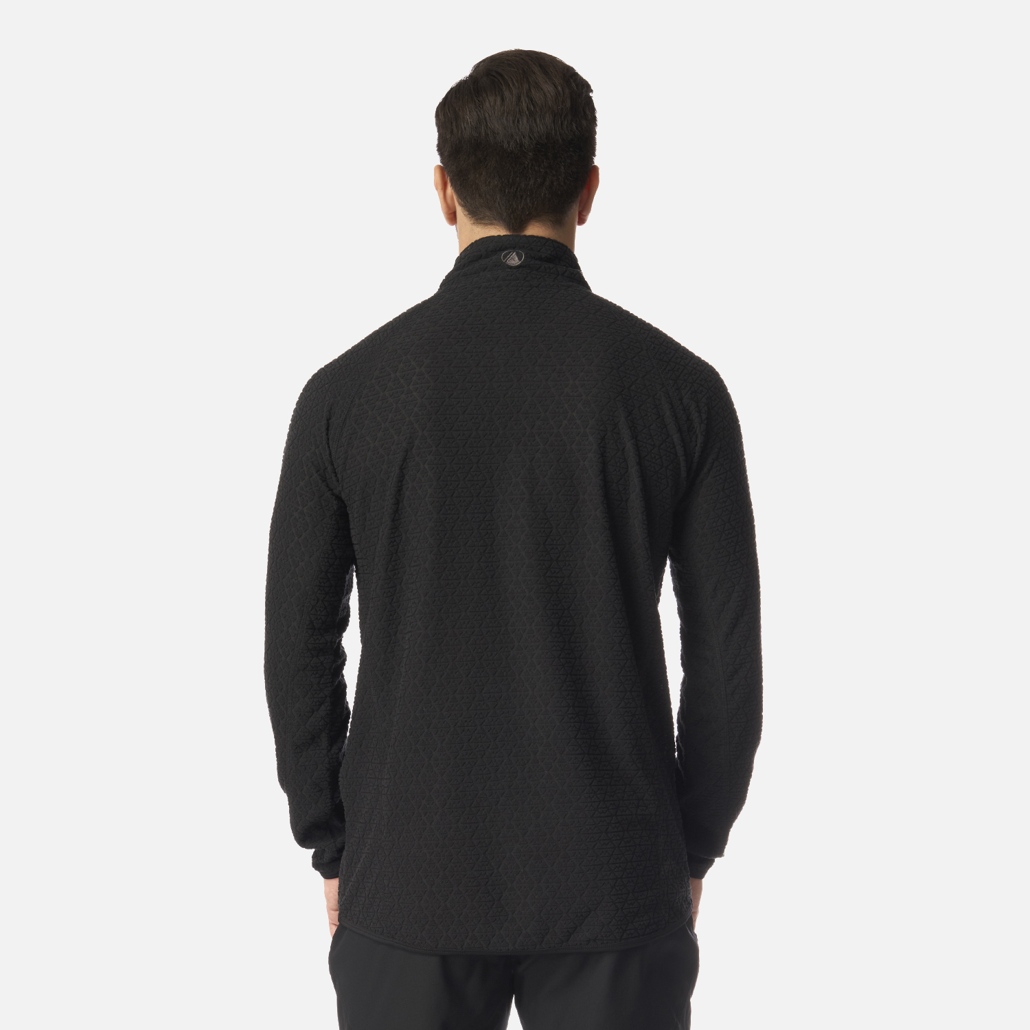 POLERON HOMBRE JACARANDA NANO-F 1/4 ZIP NEGRO LIPPI I26 - 3