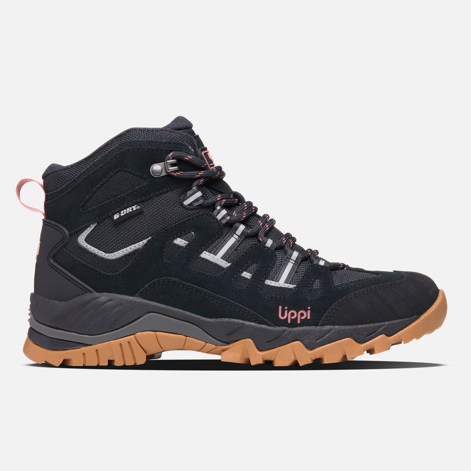 BOTIN MUJER PUELO CS HI NEGRO / CAFE LIPPI I26 - 1