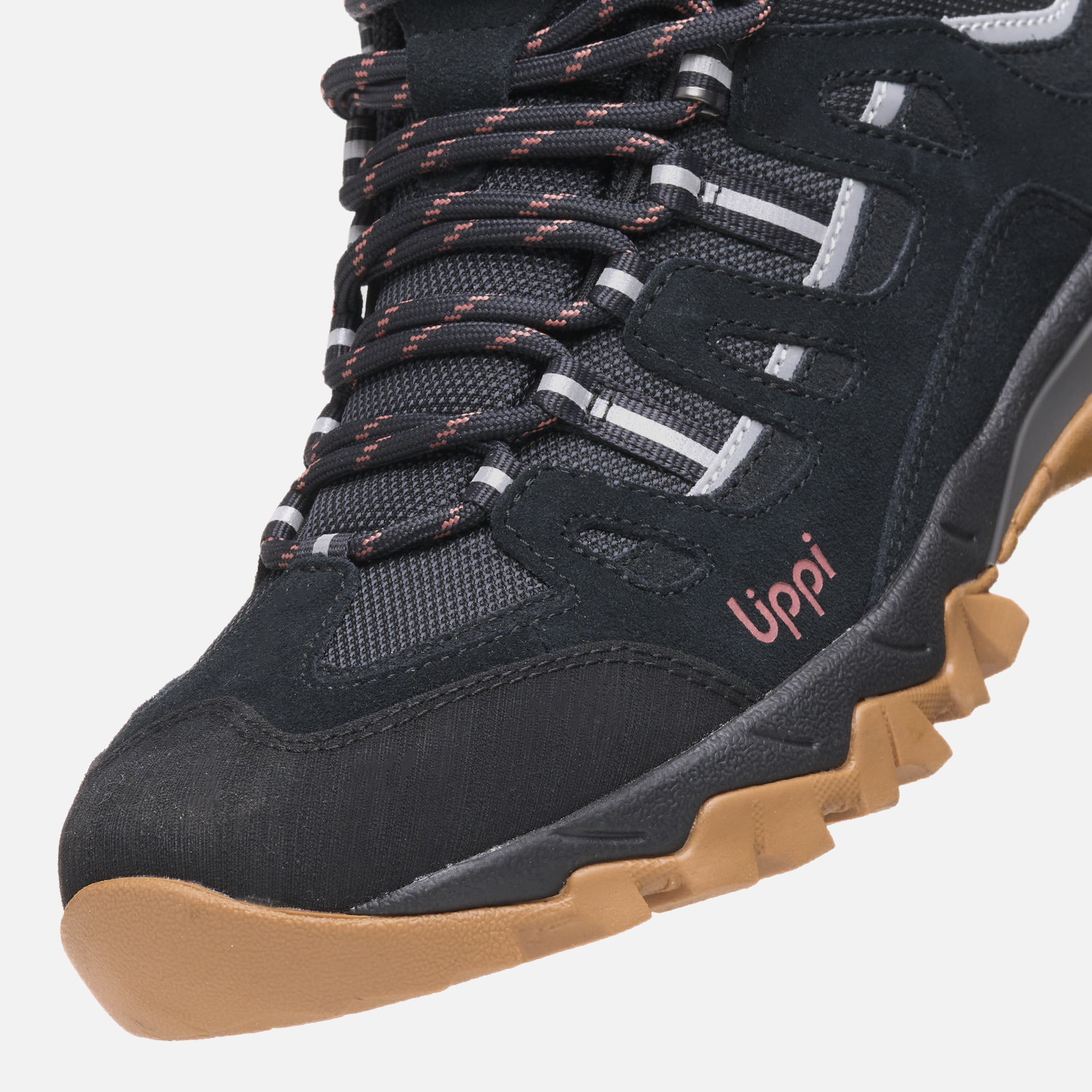 BOTIN MUJER PUELO CS HI NEGRO / CAFE LIPPI I26 - 7