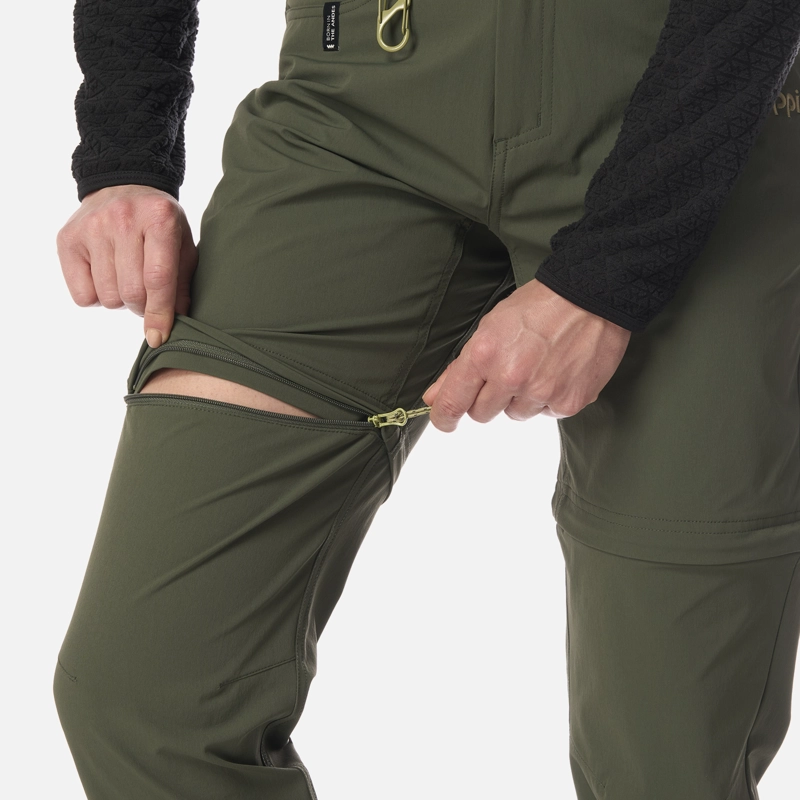 PANTALON MUJER LENNOX Q-DRY MIX-2 PANTS VERDE MILITAR LIPPI I26 - 6