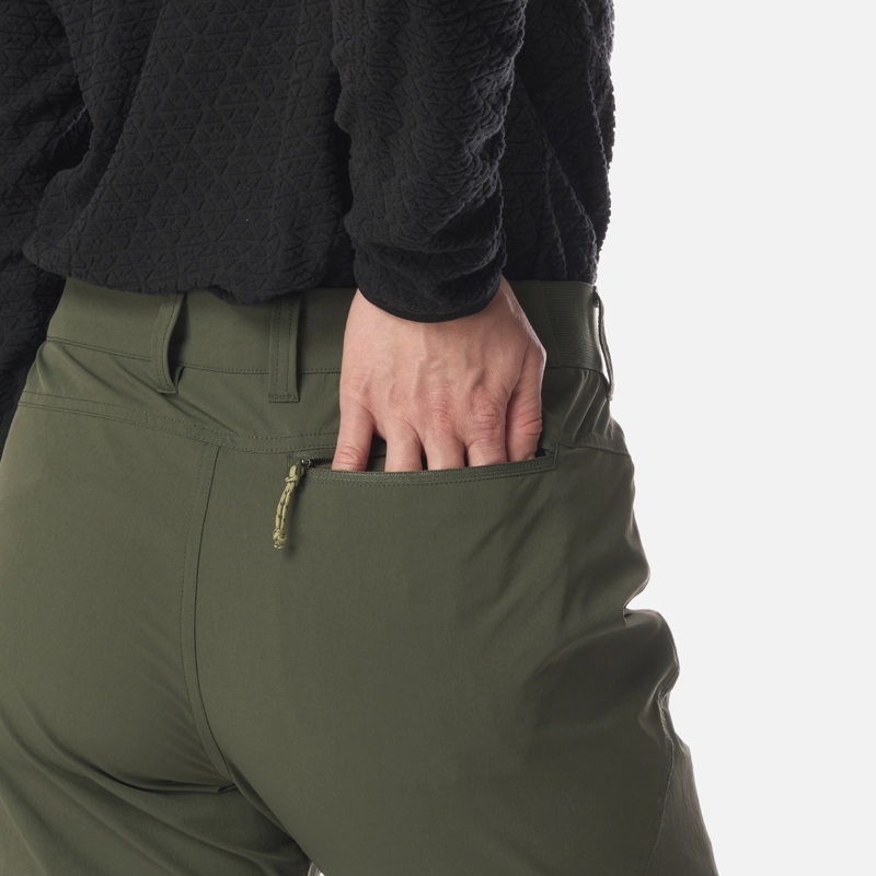 PANTALON MUJER LENNOX Q-DRY MIX-2 PANTS VERDE MILITAR LIPPI I26 - 8