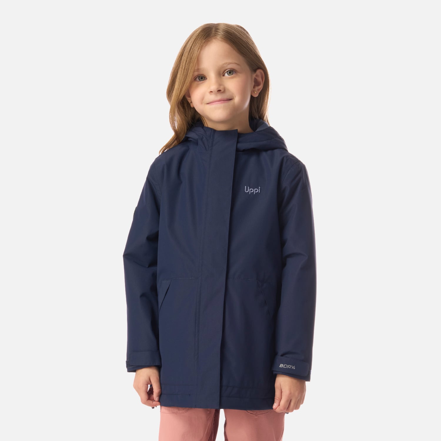 CHAQUETA NIÑA COLD PLACE B-DRY HOODY JACKET AZUL MARINO LIPPI I26 - 1