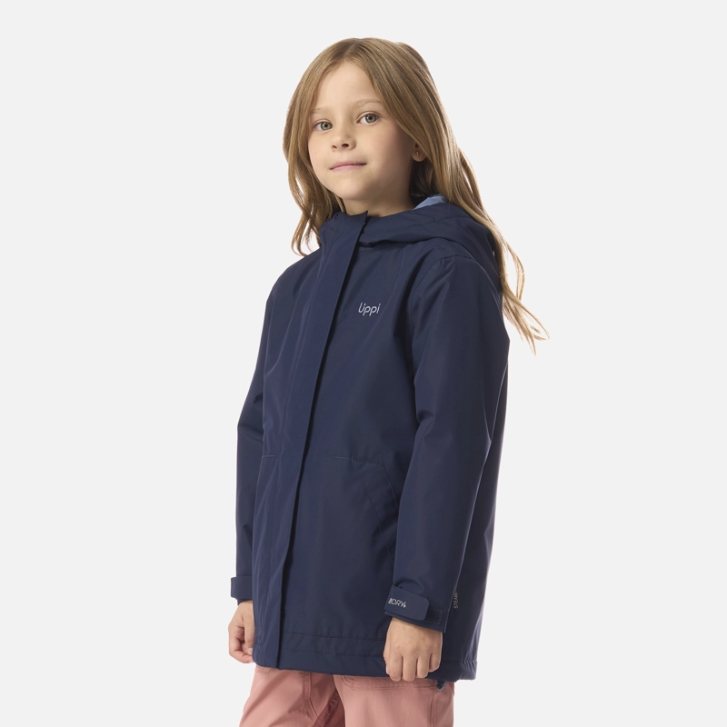 CHAQUETA NIÑA COLD PLACE B-DRY HOODY JACKET AZUL MARINO LIPPI I26 - 2