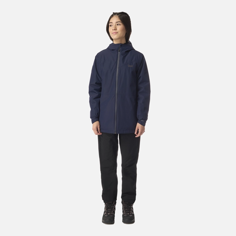 CHAQUETA TEEN GIRL COLD PLACE B-DRY HOODY JACKET AZUL MARINO LIPPI I26 - 9