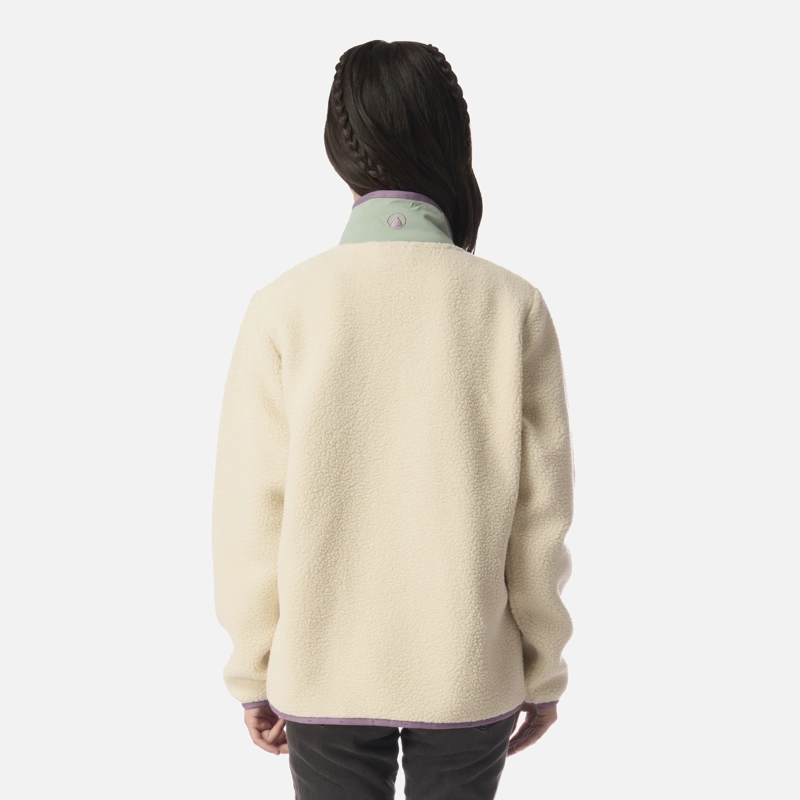 POLAR TEEN GIRL GLACIAR SHERPA-PRO JACKET BEIGE LIPPI I26 - 3