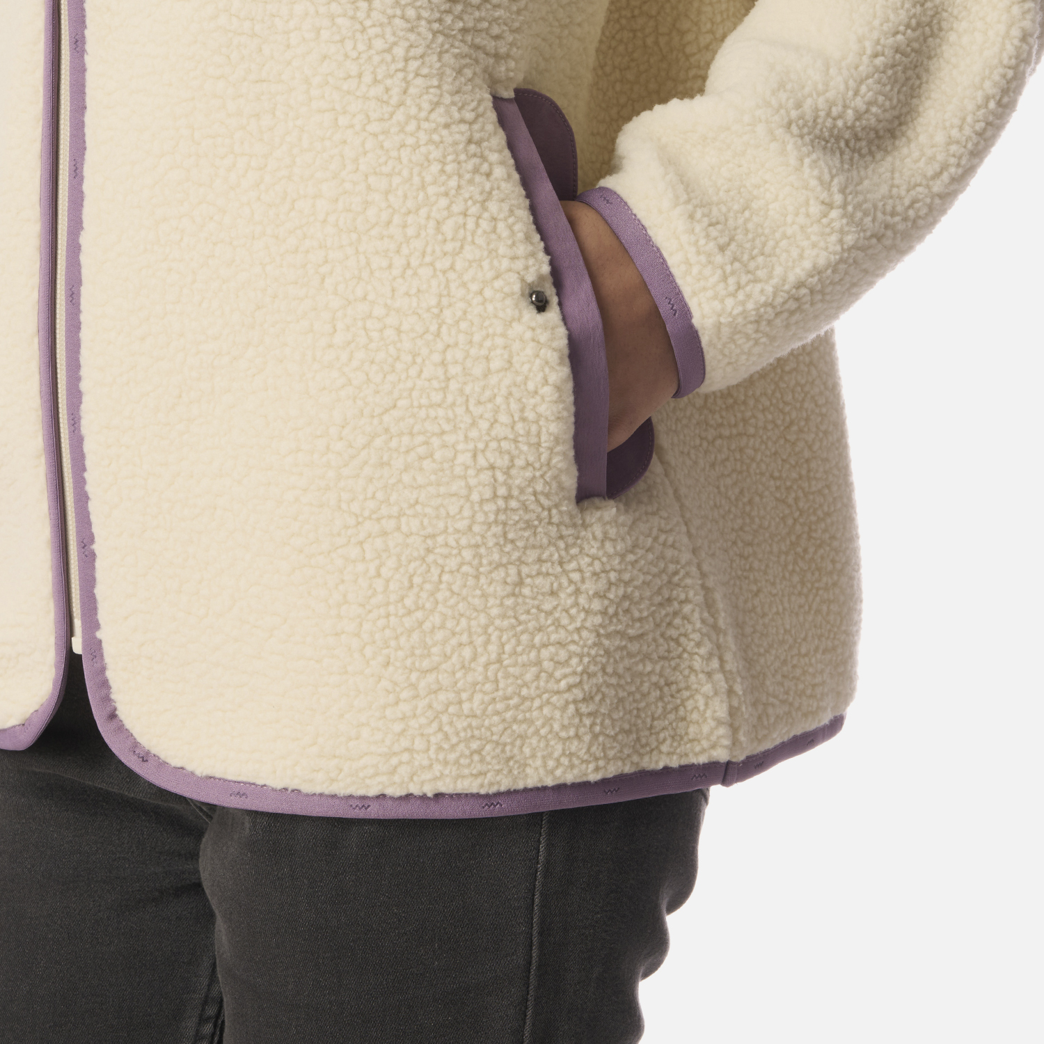 POLAR TEEN GIRL GLACIAR SHERPA-PRO JACKET BEIGE LIPPI I26 - 5