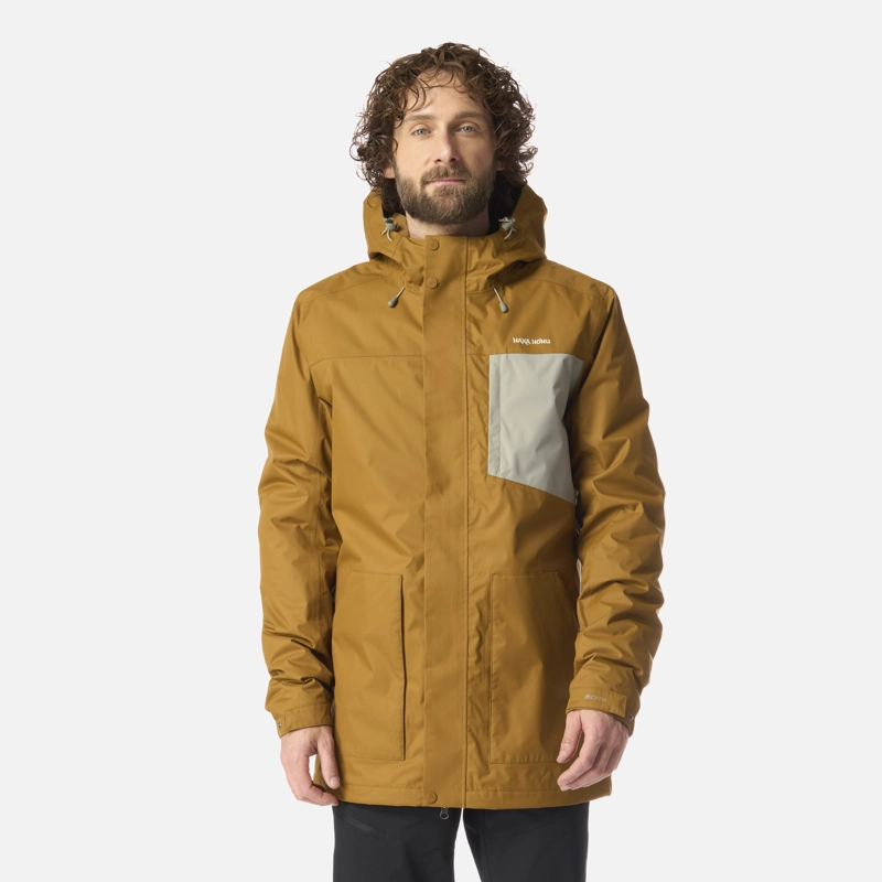 CHAQUETA HOMBRE TERRANOVA MOSTAZA OSCURO HAKA HONU - 1