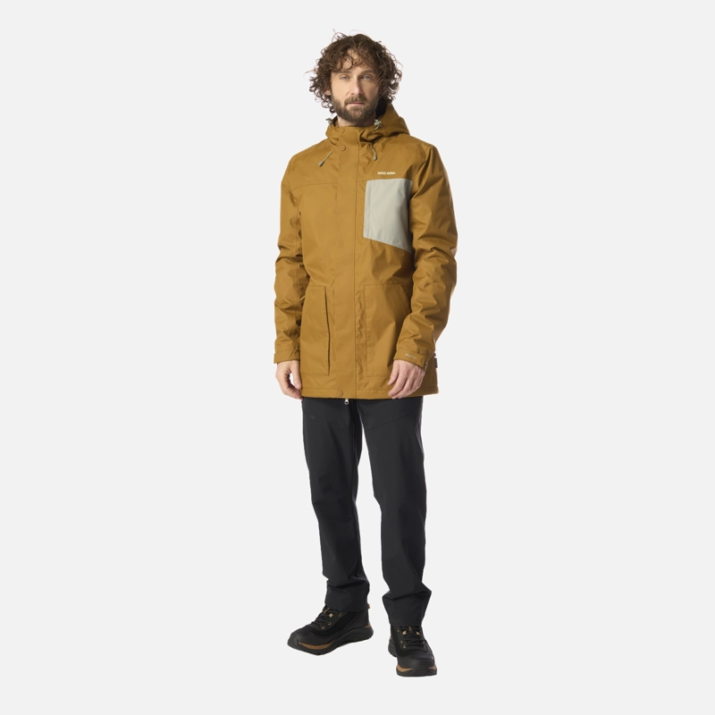 CHAQUETA HOMBRE TERRANOVA MOSTAZA OSCURO HAKA HONU - 9