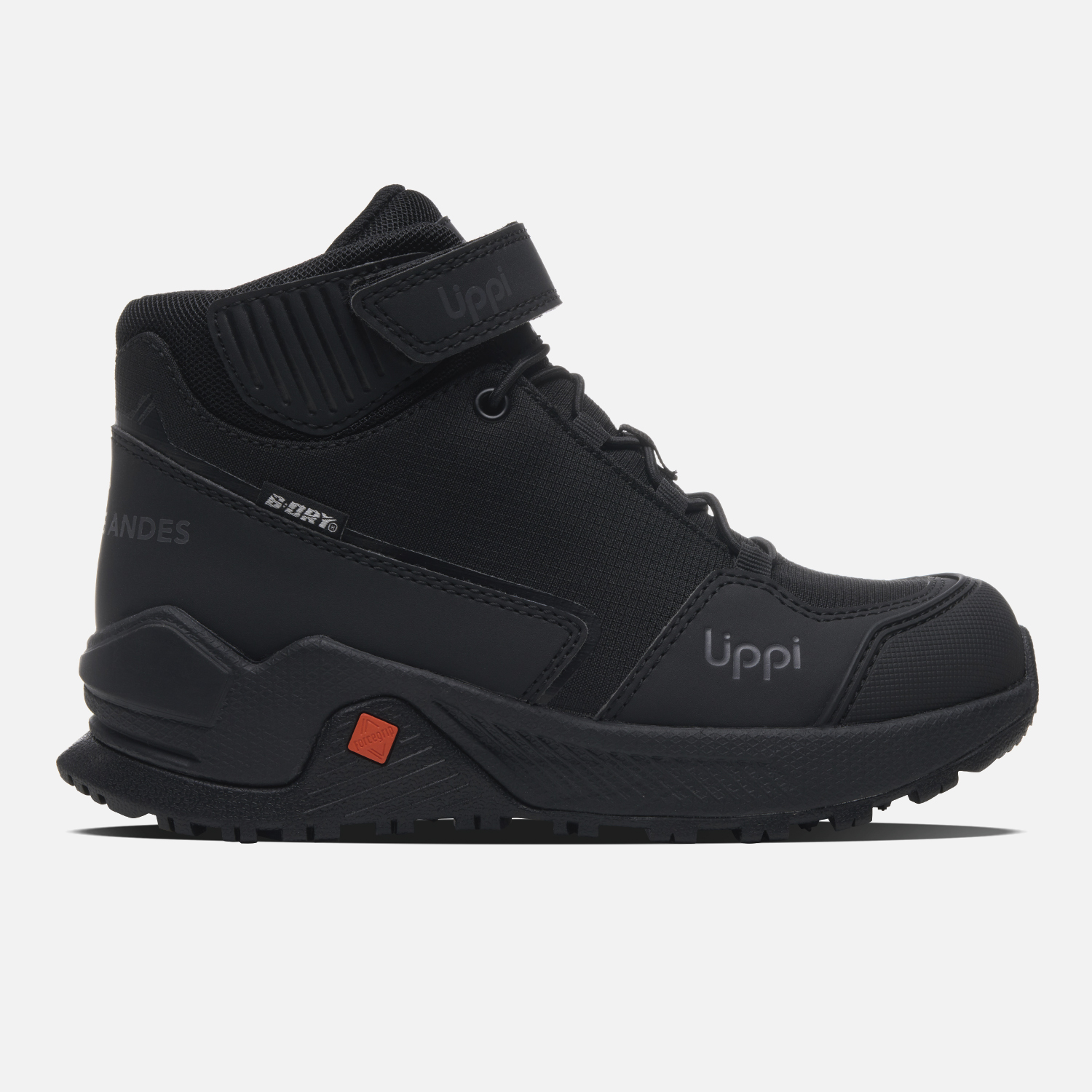 ZAPATILLA UNISEX MOTION MID KIDS B-DRY NEGRO LIPPI I26 - 1