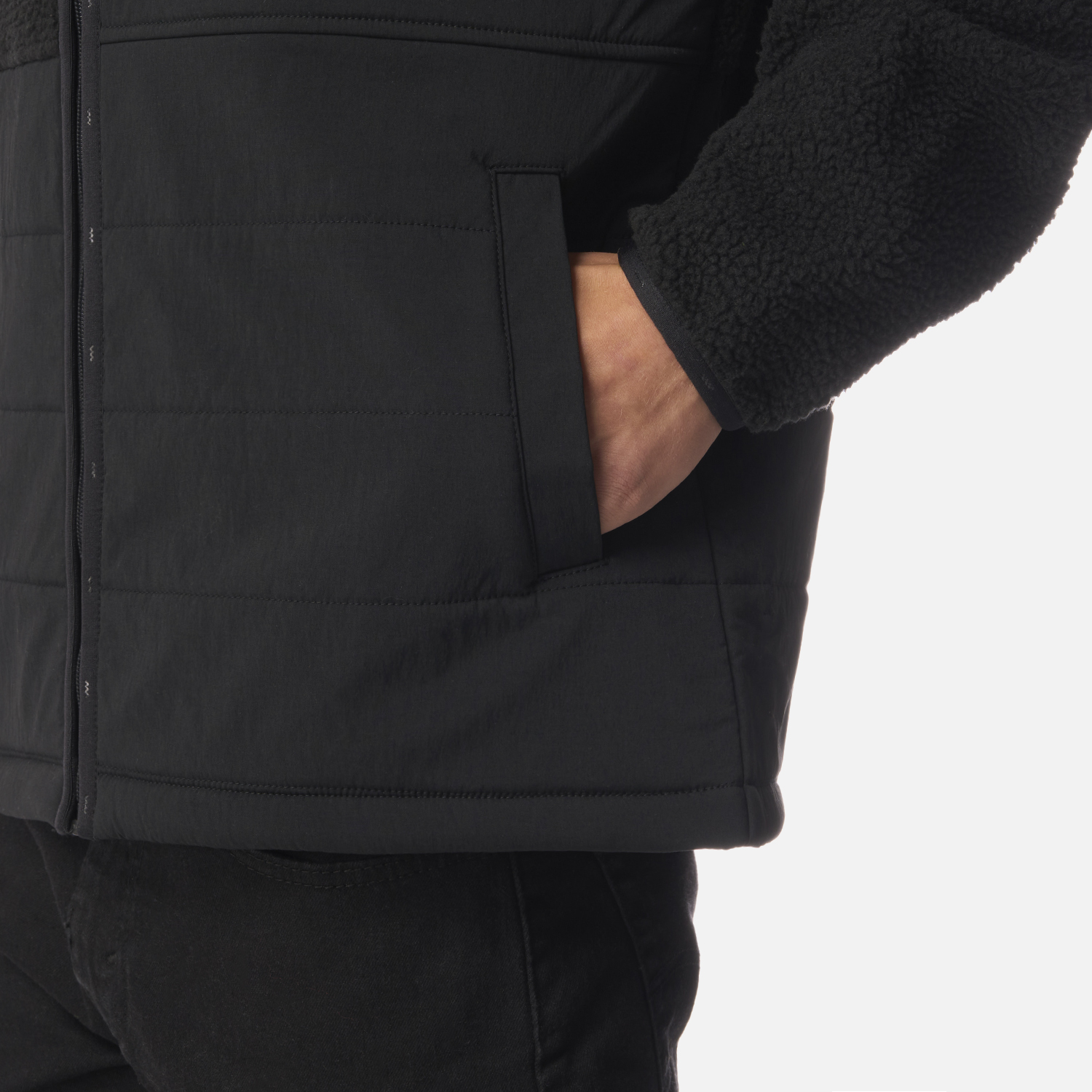 POLAR TEEN BOY GLACIAR SHERPA-PRO JACKET NEGRO LIPPI I26 - 5