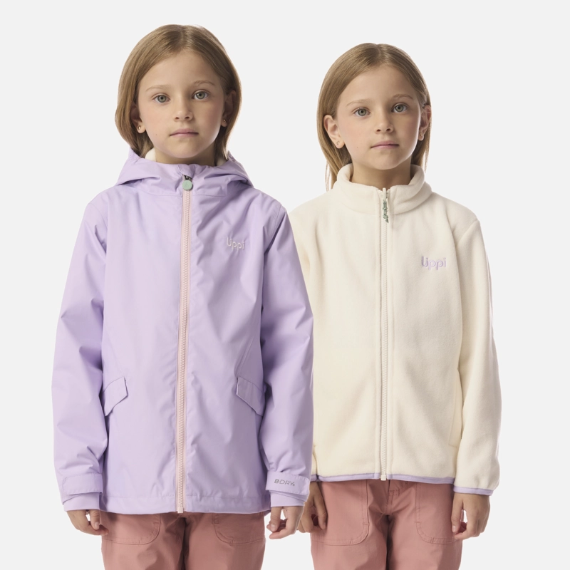 CHAQUETA NIÑA SNOWBALL FUSION-3 HOODY JACKET LILA LIPPI I26 - 1