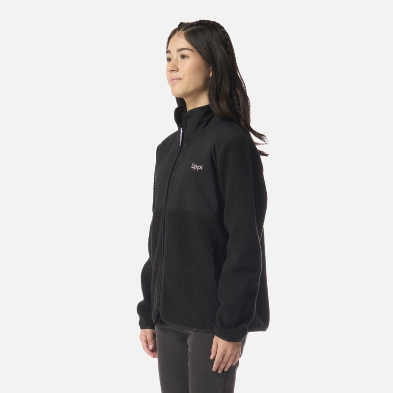 POLAR TEEN GIRL GLACIAR SHERPA-PRO JACKET NEGRO LIPPI I26 - 2
