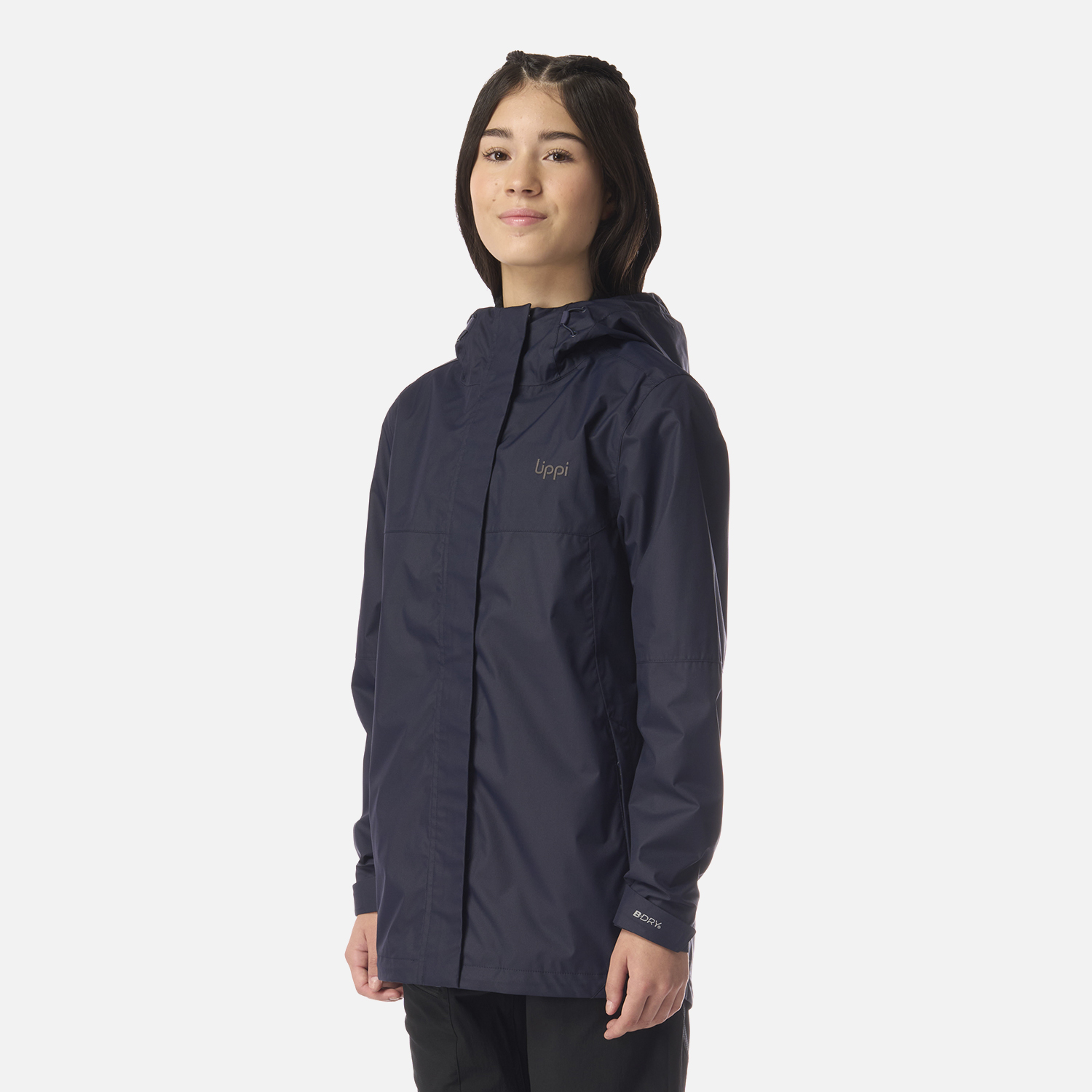 CHAQUETA TEEN GIRL BLIZZARD B-DRY HOODY JACKET AZUL MARINO LIPPI I26 - 2