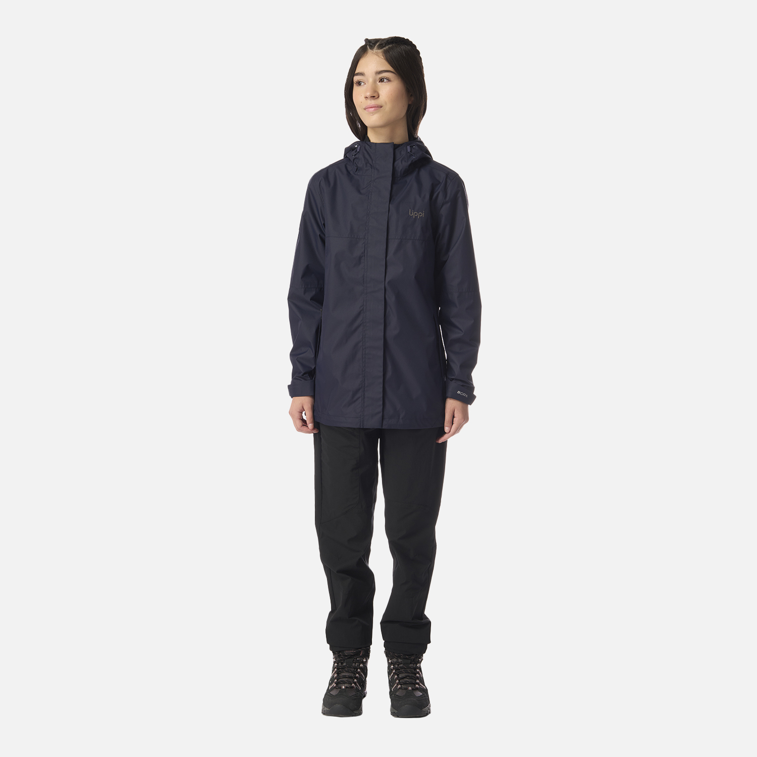 CHAQUETA TEEN GIRL BLIZZARD B-DRY HOODY JACKET AZUL MARINO LIPPI I26 - 7