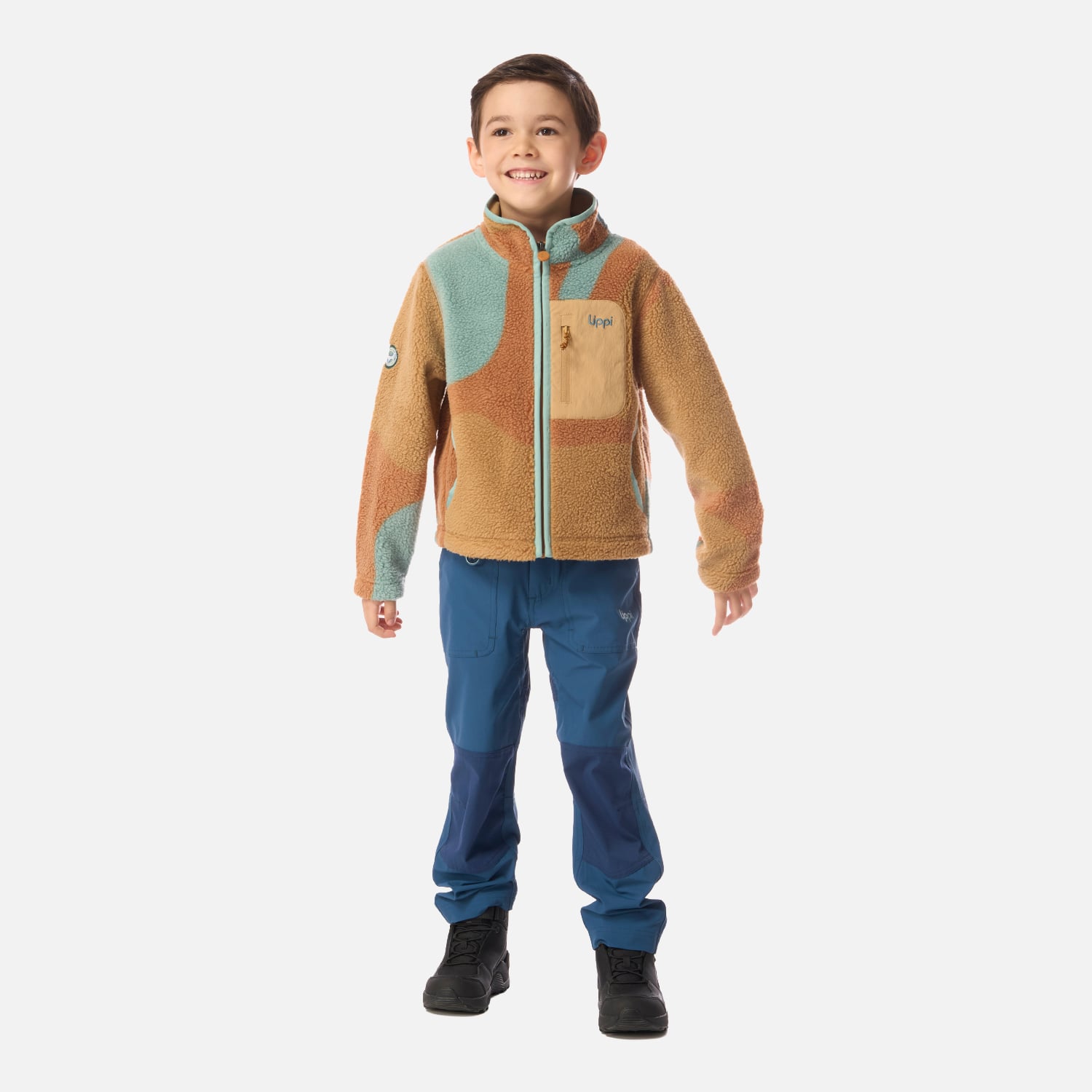 POLAR NIÑO GLACIAR SHERPA-PRO JACKET PRINT CAFE CLARO LIPPI I26 - 5