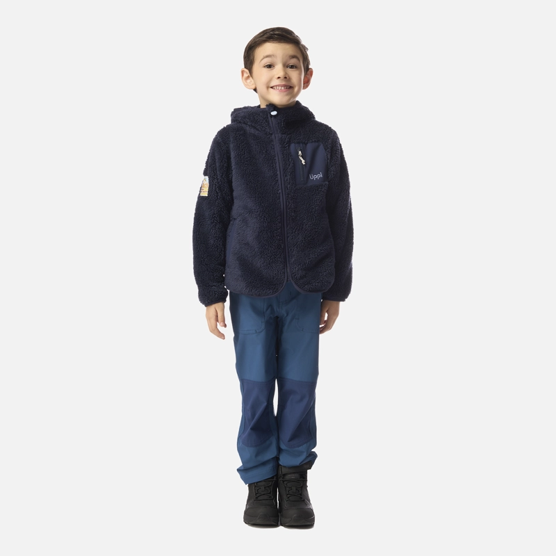 POLAR NIÑO BEAR SHAGGY-PRO HOODY JACKET AZUL MARINO LIPPI - 6
