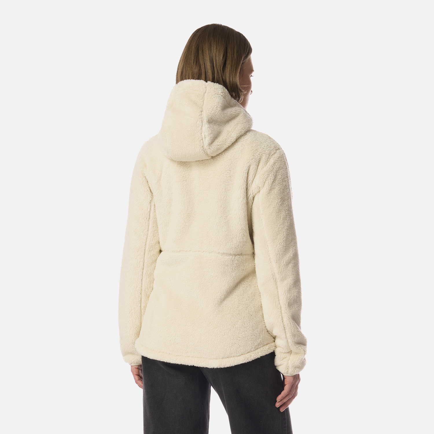 POLAR MUJER BEAR SHAGGY-PRO HOODY JACKET BEIGE LIPPI I26 - 3