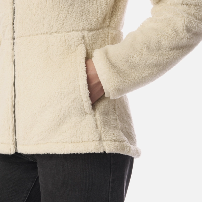 POLAR MUJER BEAR SHAGGY-PRO HOODY JACKET BEIGE LIPPI I26 - 5