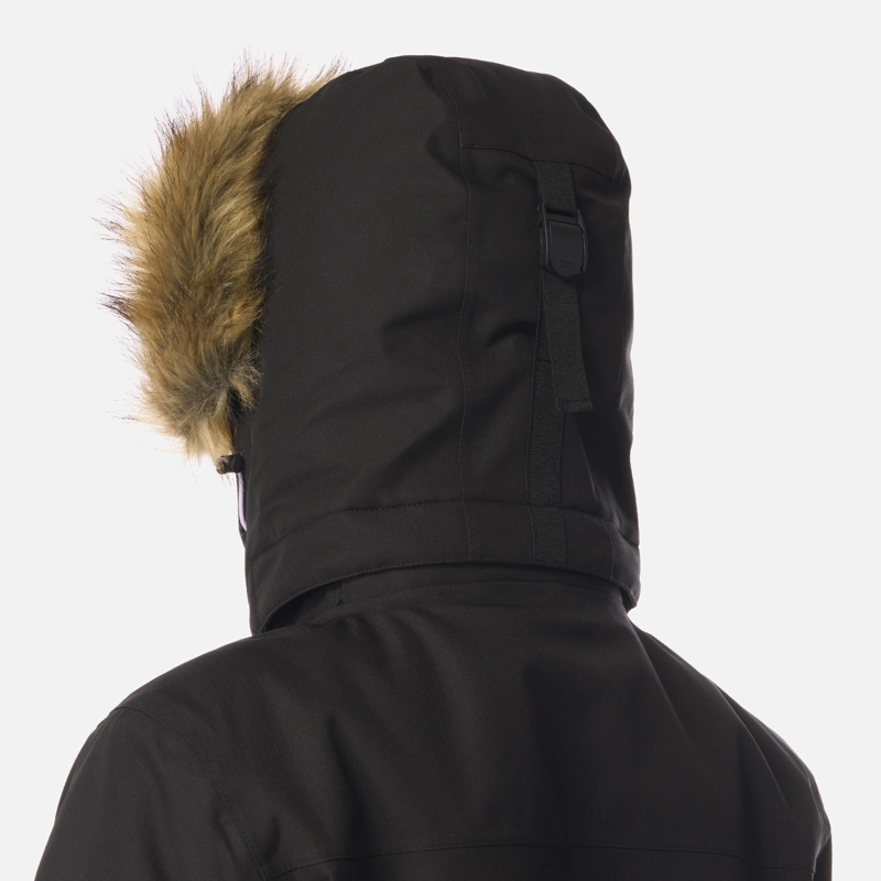 CHAQUETA MUJER ROBLE B-DRY HOODY JACKET MELANGE NEGRO LIPPI I26 - 9