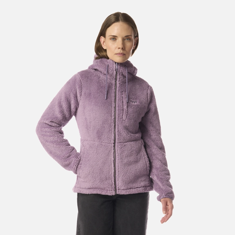 LIPPI POLAR MUJER BEAR SHAGGY-PRO HOODY JACKET PURPURA CLARO LIPPI I26