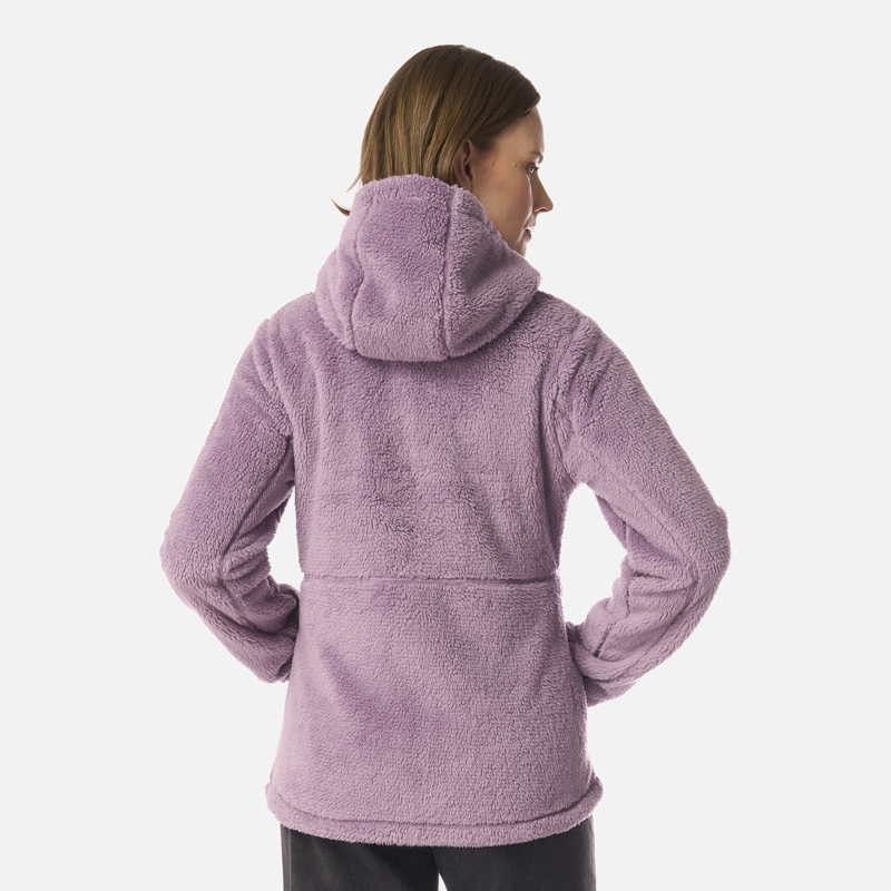 POLAR MUJER BEAR SHAGGY-PRO HOODY JACKET PURPURA CLARO LIPPI I26 - 3