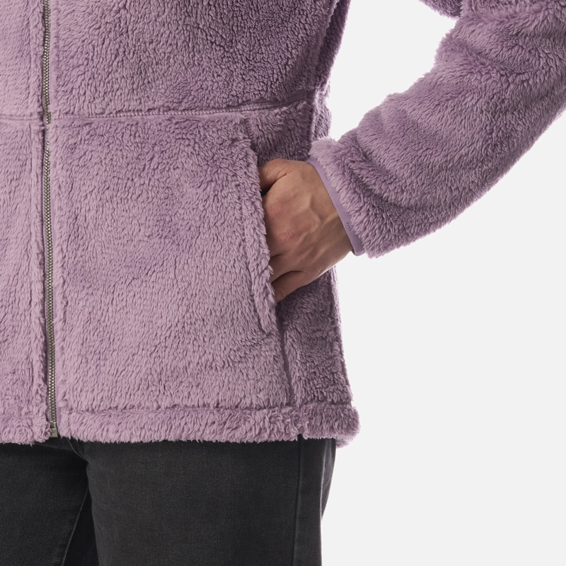 POLAR MUJER BEAR SHAGGY-PRO HOODY JACKET PURPURA CLARO LIPPI I26 - 5