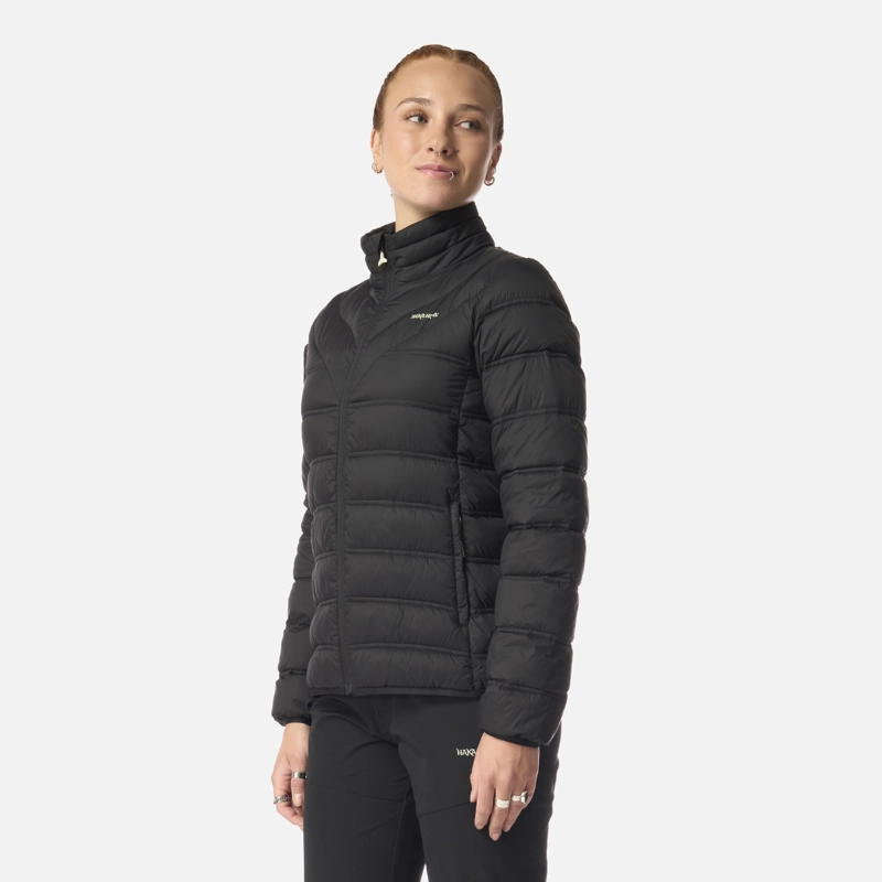 CHAQUETA MUJER ULTRALIVIANA NEGRO HAKA HONU - 2