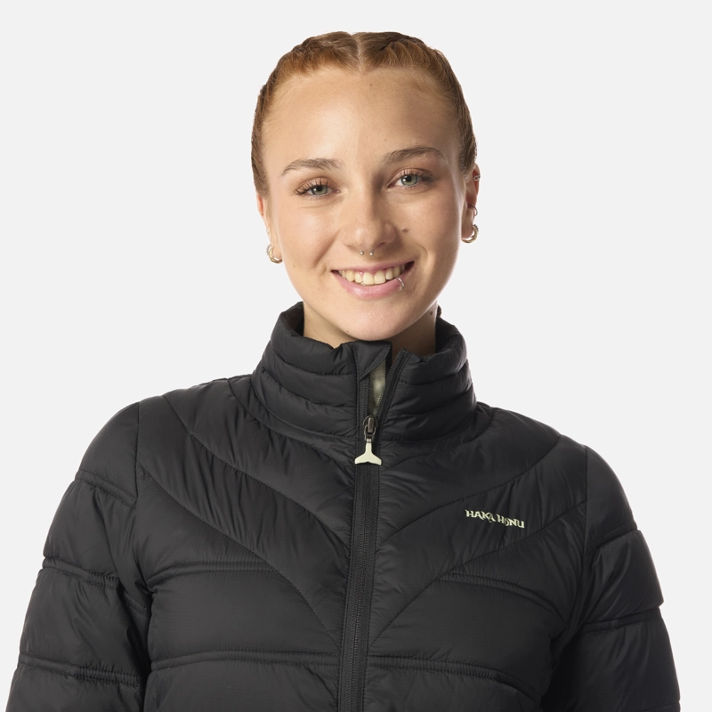CHAQUETA MUJER ULTRALIVIANA NEGRO HAKA HONU - 4