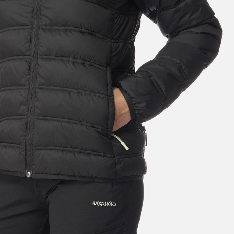 CHAQUETA MUJER ULTRALIVIANA NEGRO HAKA HONU - 5