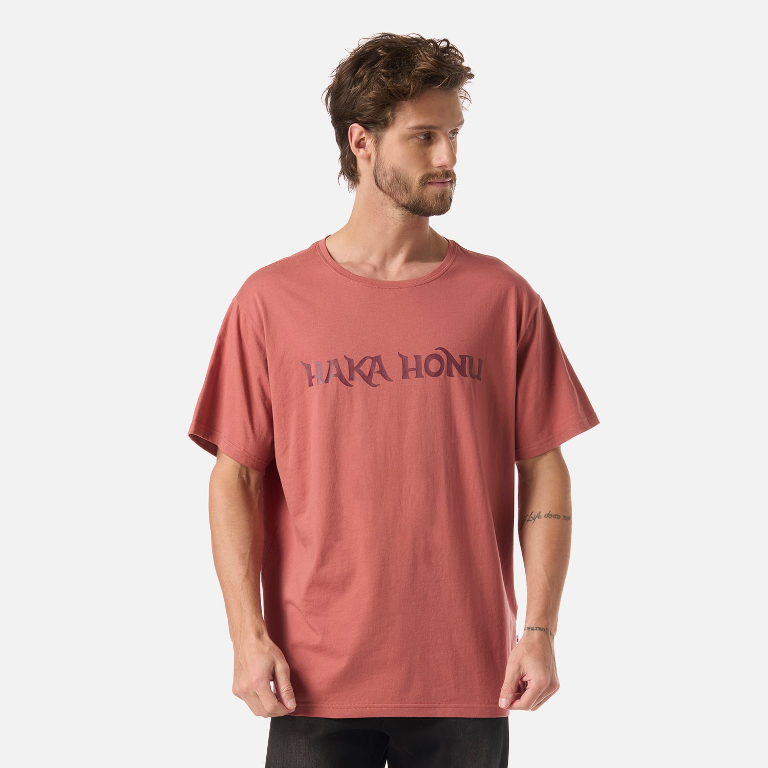 POLERA HOMBRE LOGO TERRACOTA CLARO HAKA HONU - 1