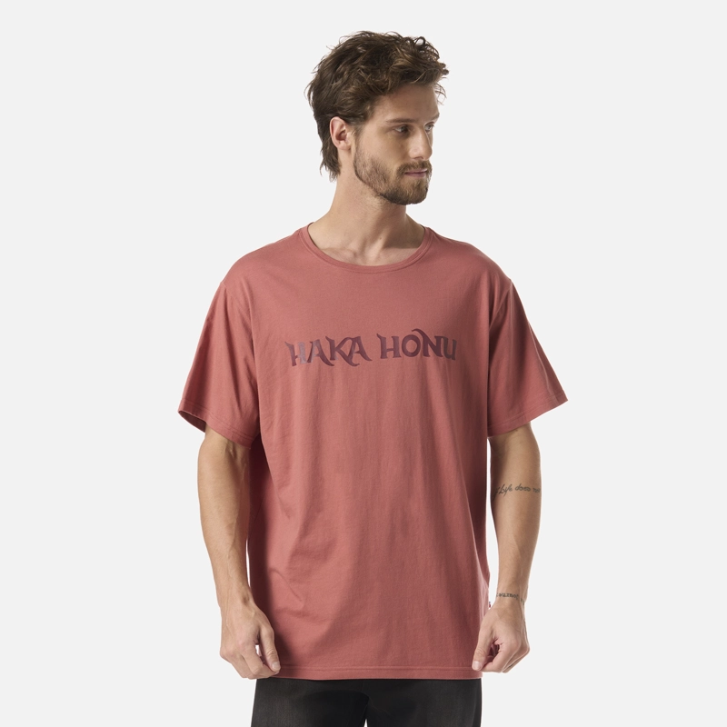 POLERA HOMBRE LOGO TERRACOTA CLARO HAKA HONU - 1