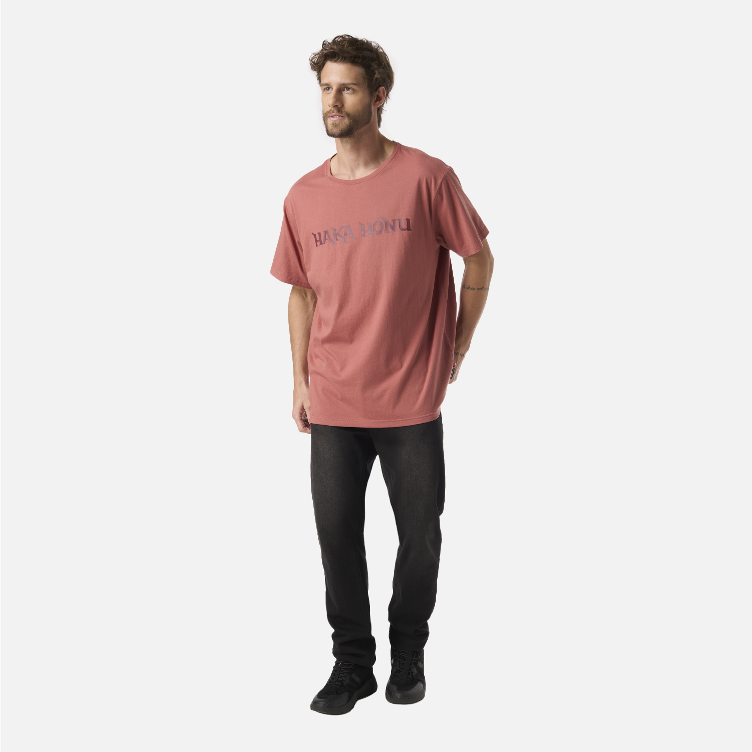 POLERA HOMBRE LOGO TERRACOTA CLARO HAKA HONU - 5