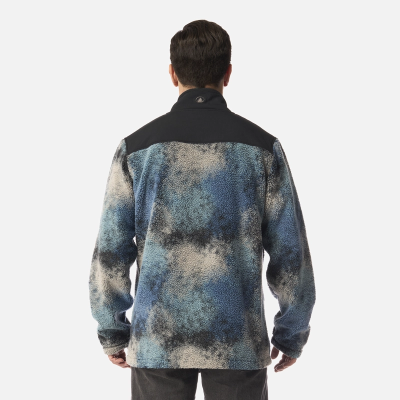 POLAR HOMBRE GLACIAR SHERPA-PRO JACKET PRINT NEGRO LIPPI I26 - 3