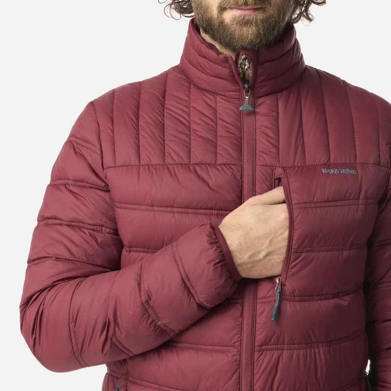 CHAQUETA HOMBRE ULTRALIVIANA VINO HAKA HONU - 4