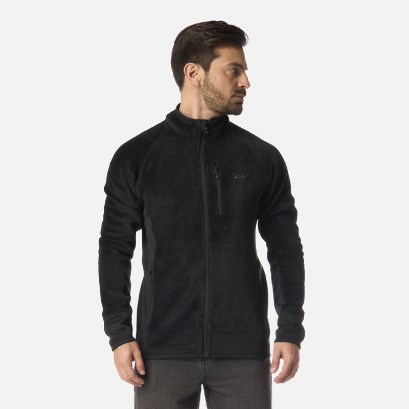 LIPPI POLAR HOMBRE NUMAN SHAGGY-PRO JACKET NEGRO LIPPI I26