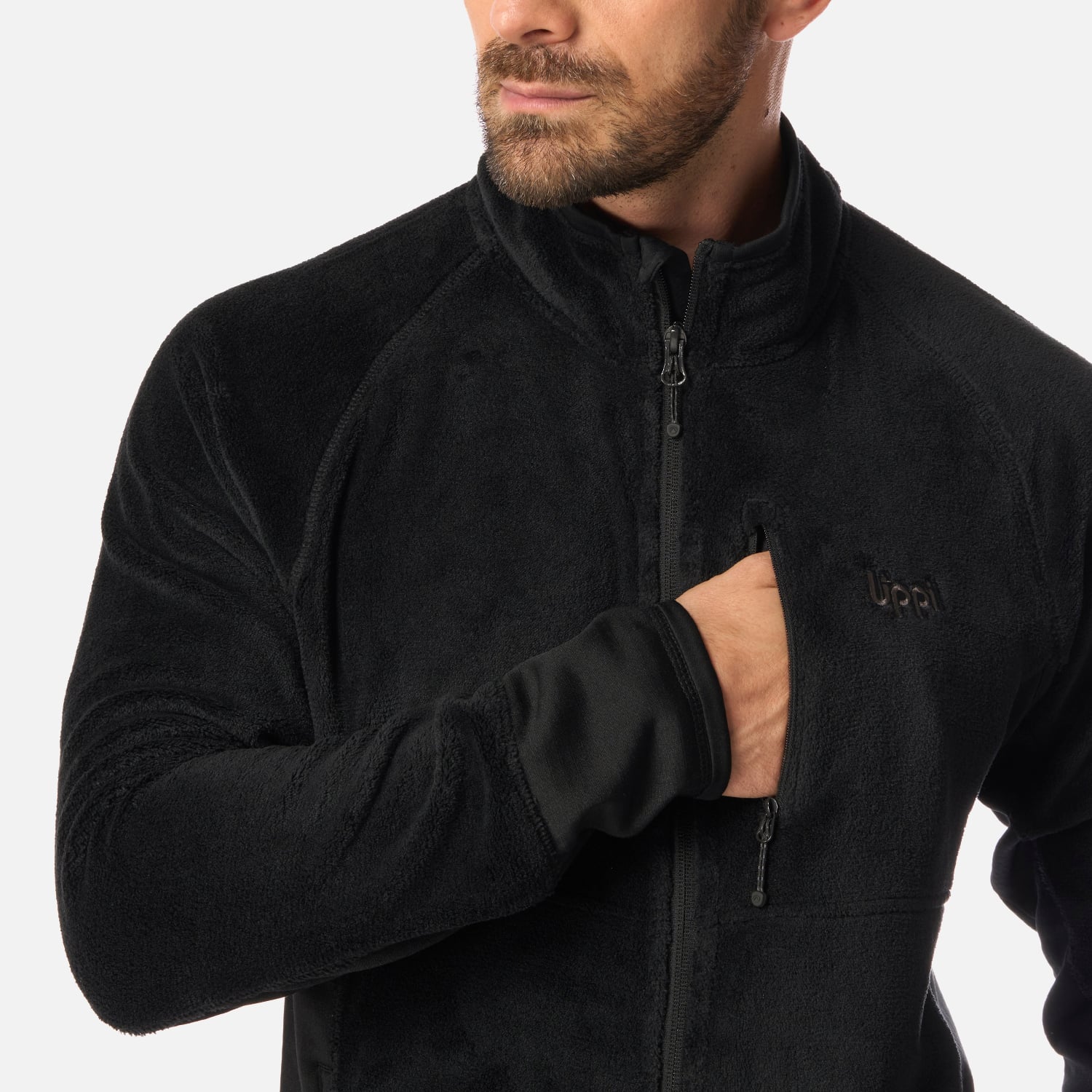 POLAR HOMBRE NUMAN SHAGGY-PRO JACKET NEGRO LIPPI I26 - 4